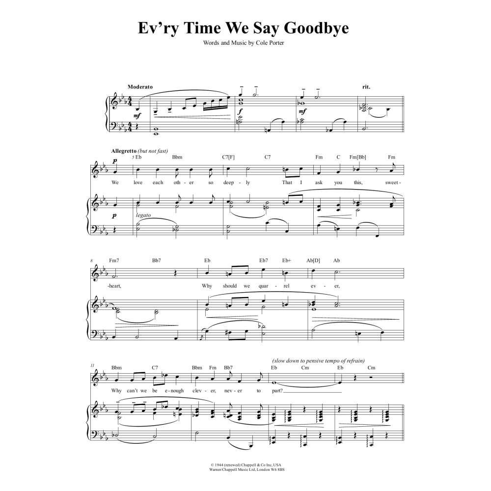 Ev'ry Time We Say Goodbye